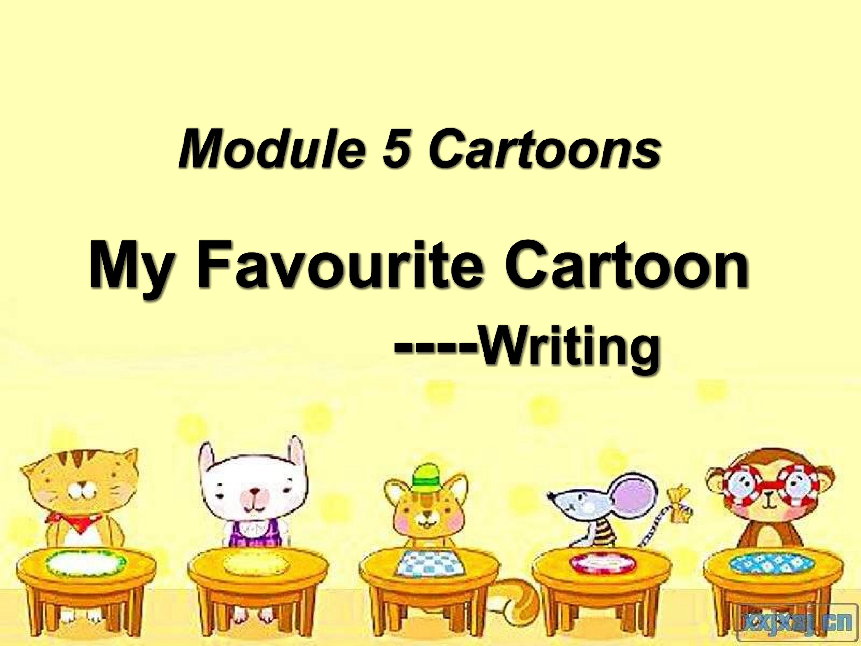 My Favourite Cartoon--Writing