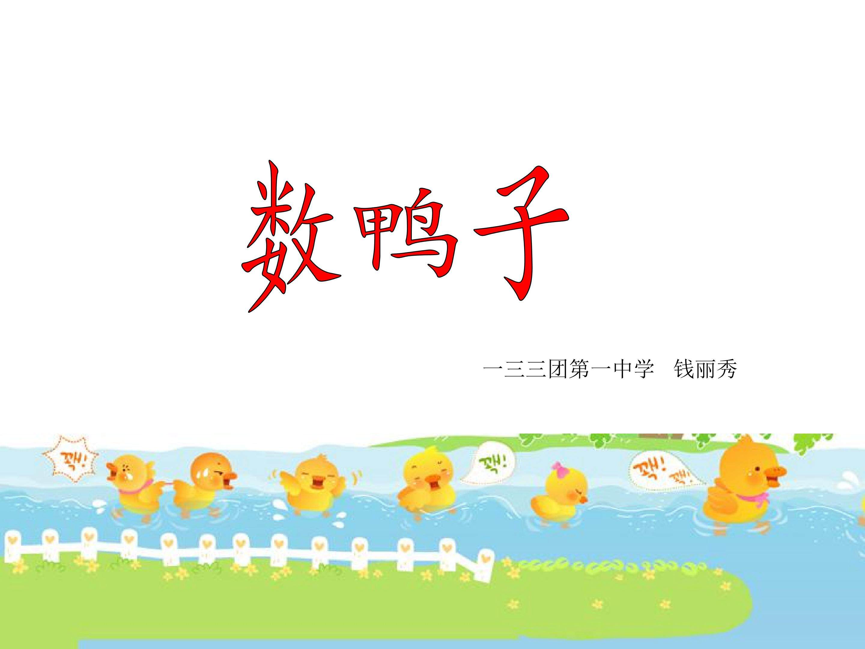 数鸭子