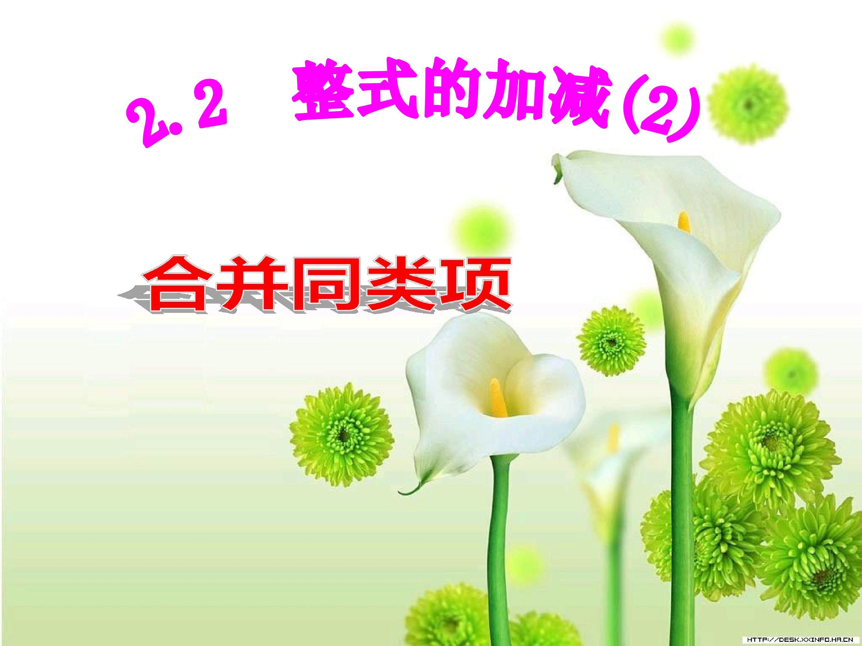 整式的加减