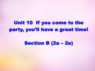 come to the party, you havea great time