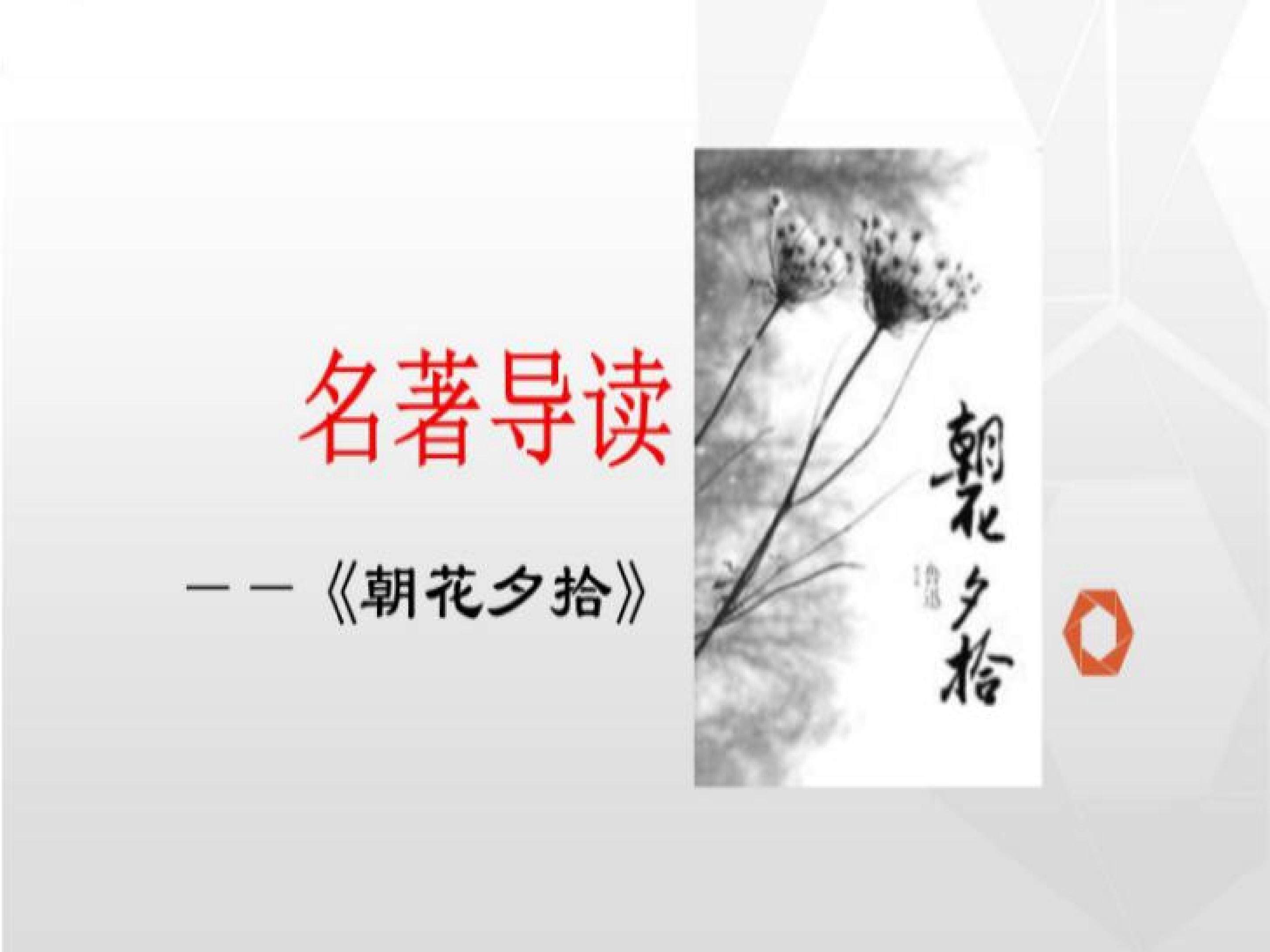 朝花夕拾