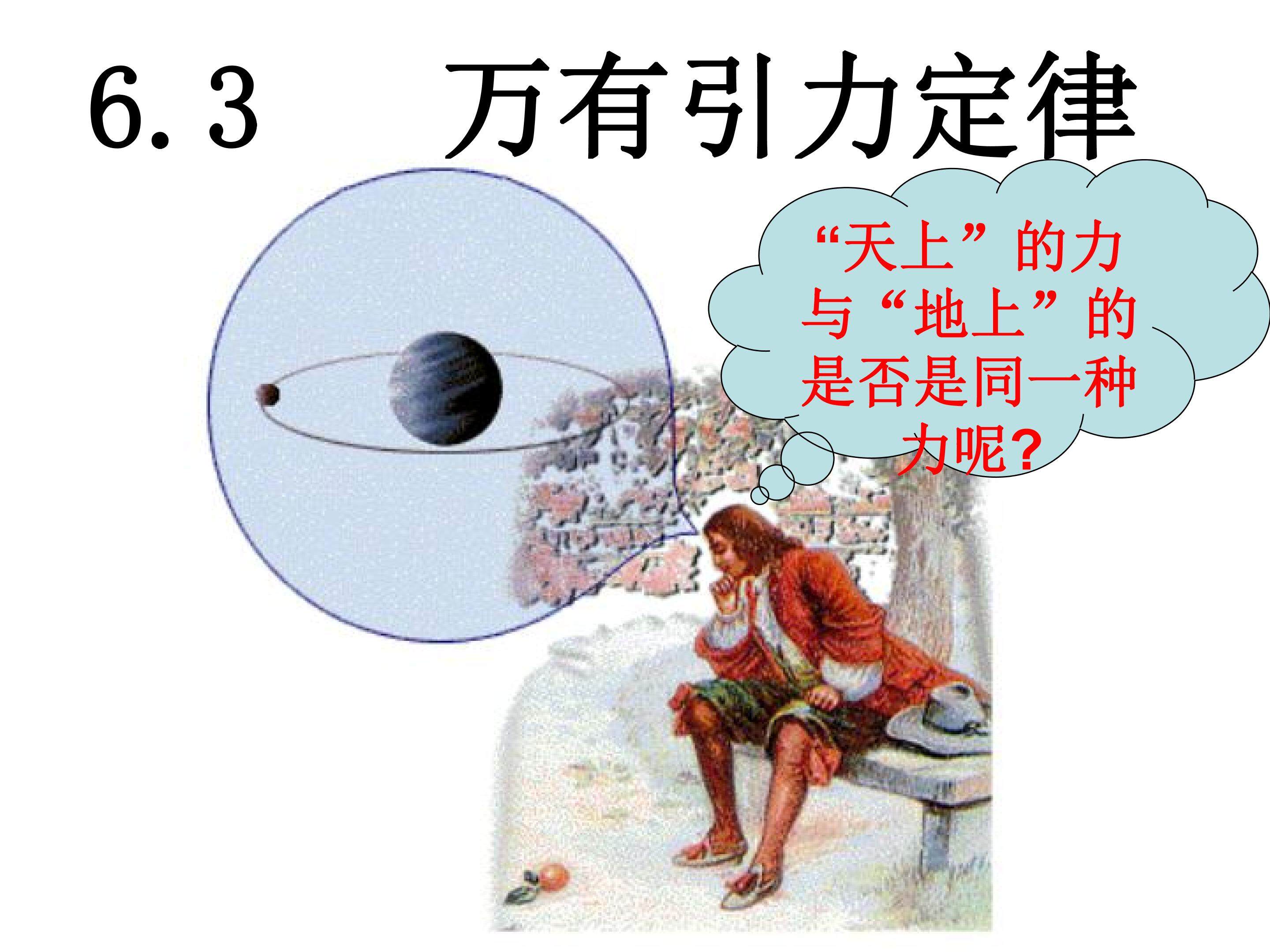 万有引力定律