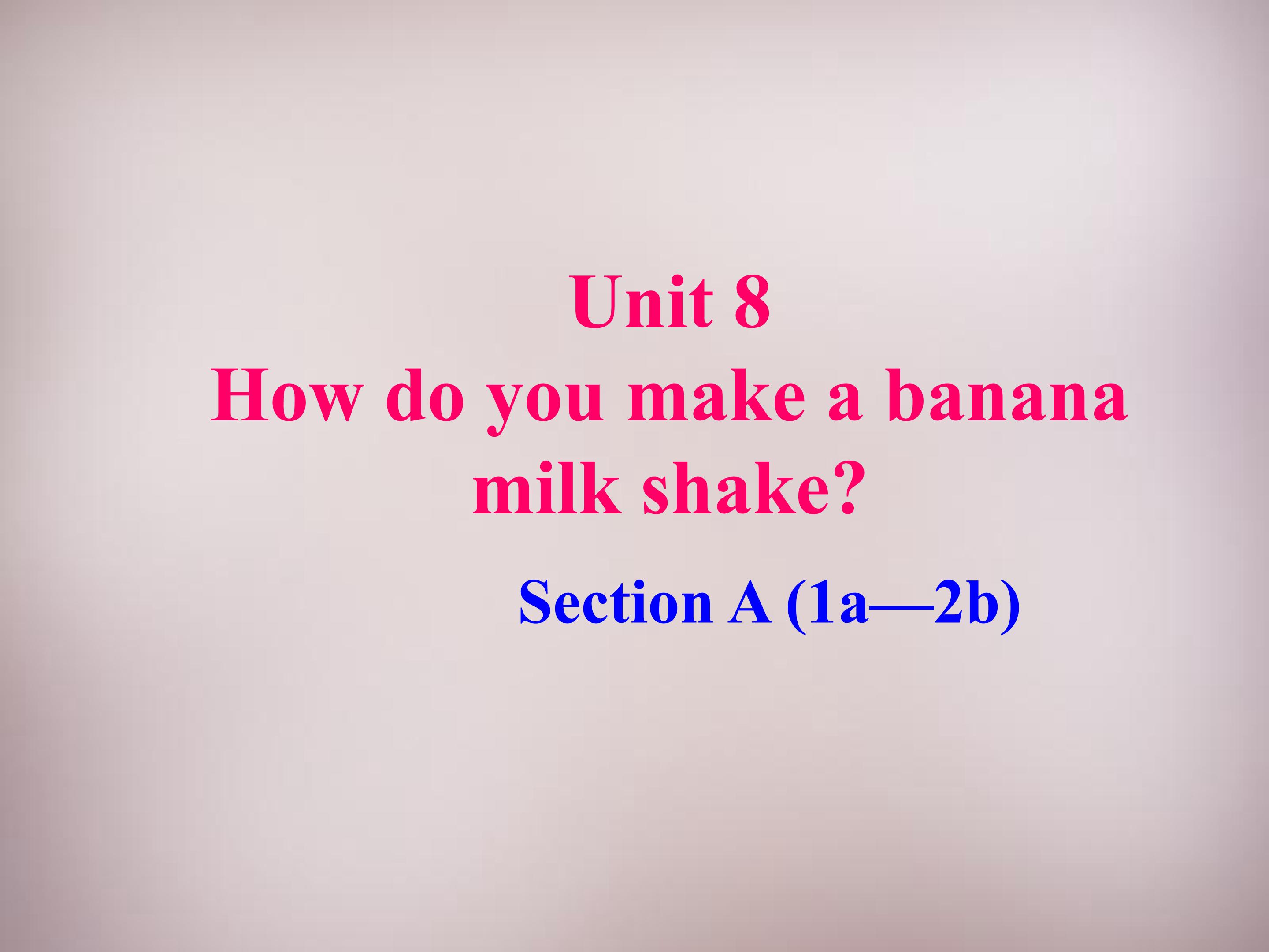 How do you make a banana milk shake