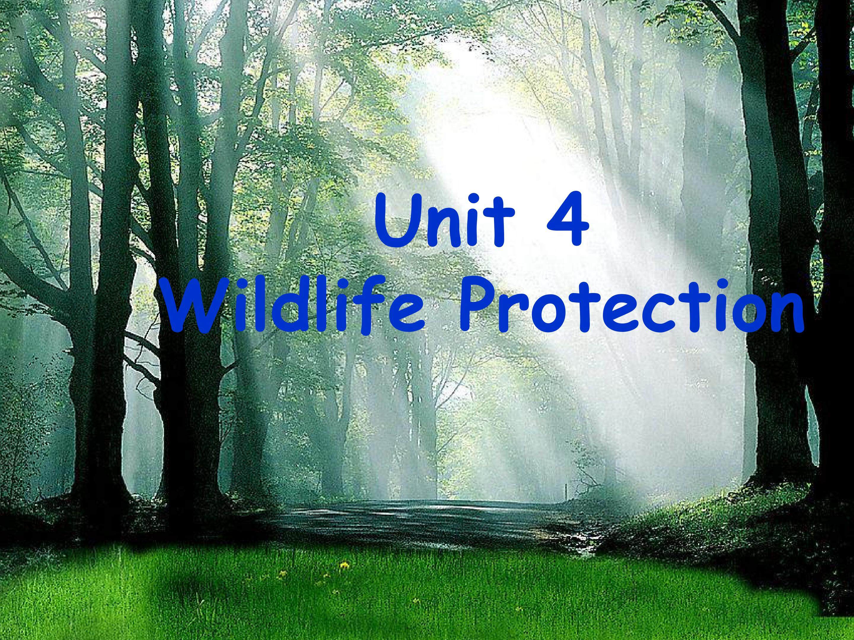 wildlife protection-Reading