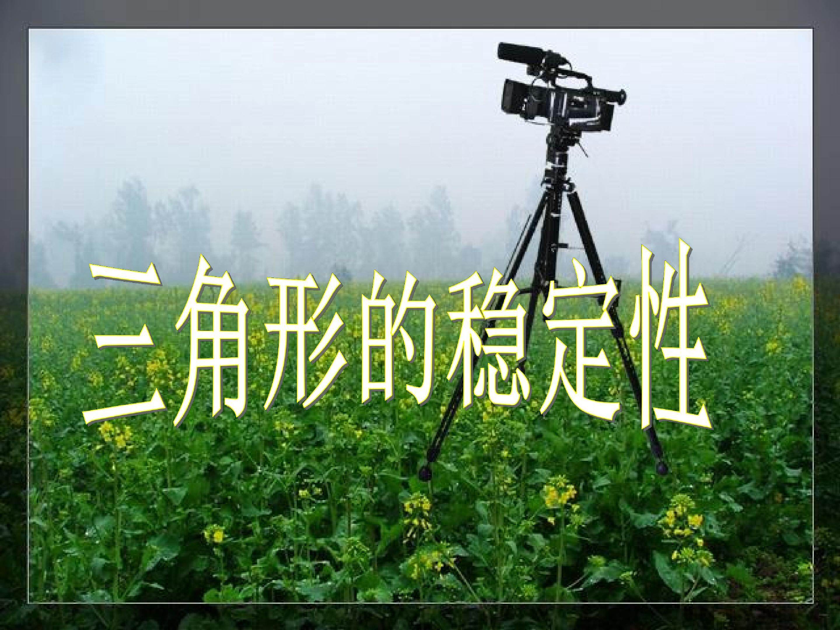 三角形的稳定性