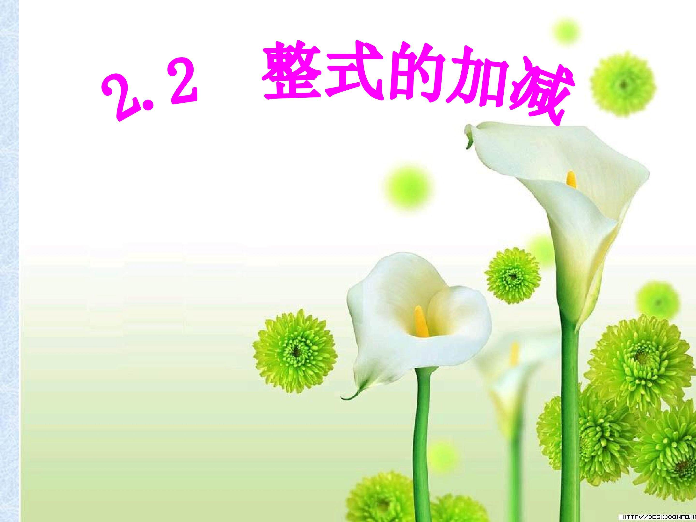 整式的加减--同类项及合并同类项