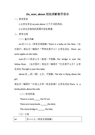 on,over,above用法详解PPT课件下载_找资源-101教育PPT