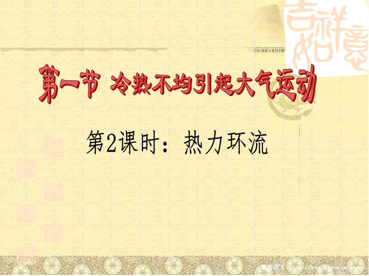 热力环流