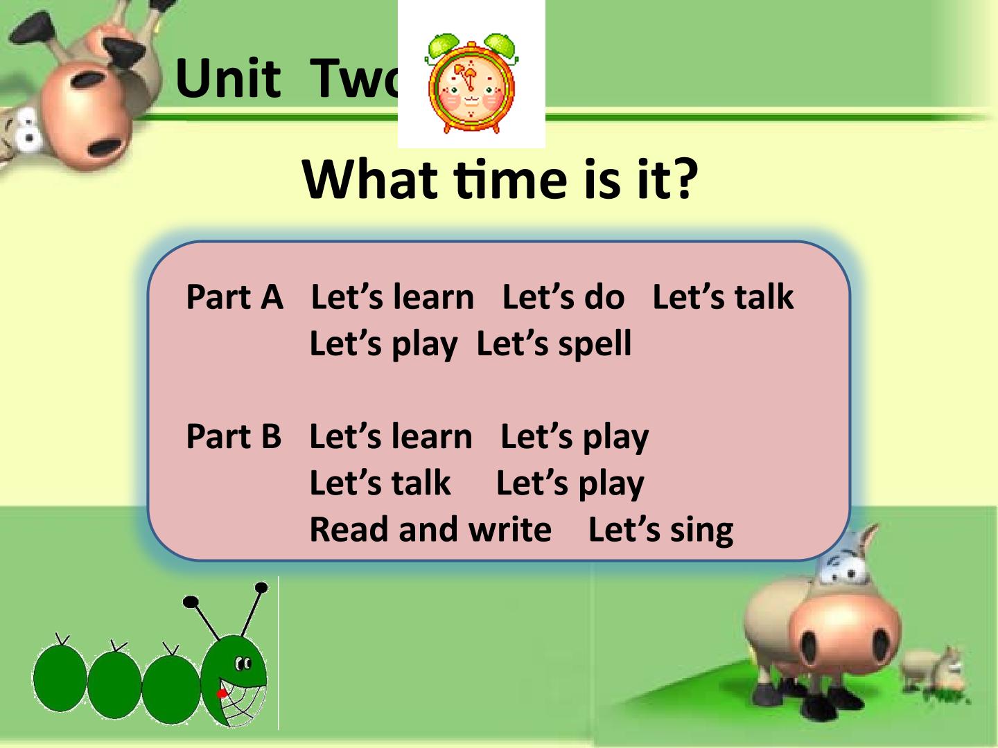 unit2 what-time-is-it