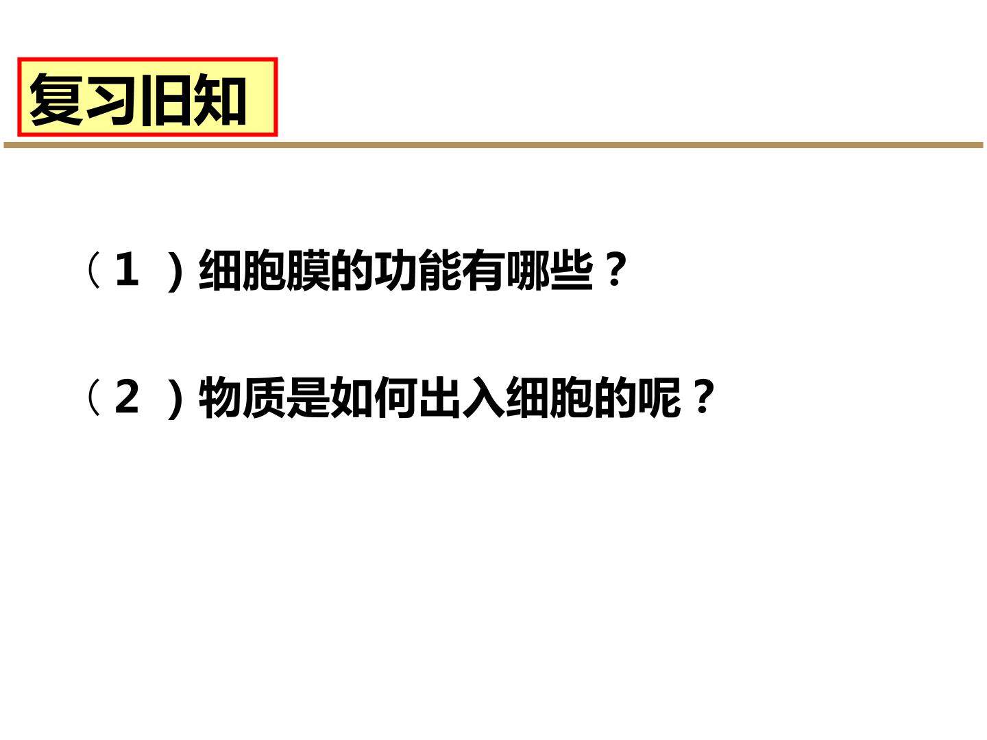 物质跨膜运输的实例