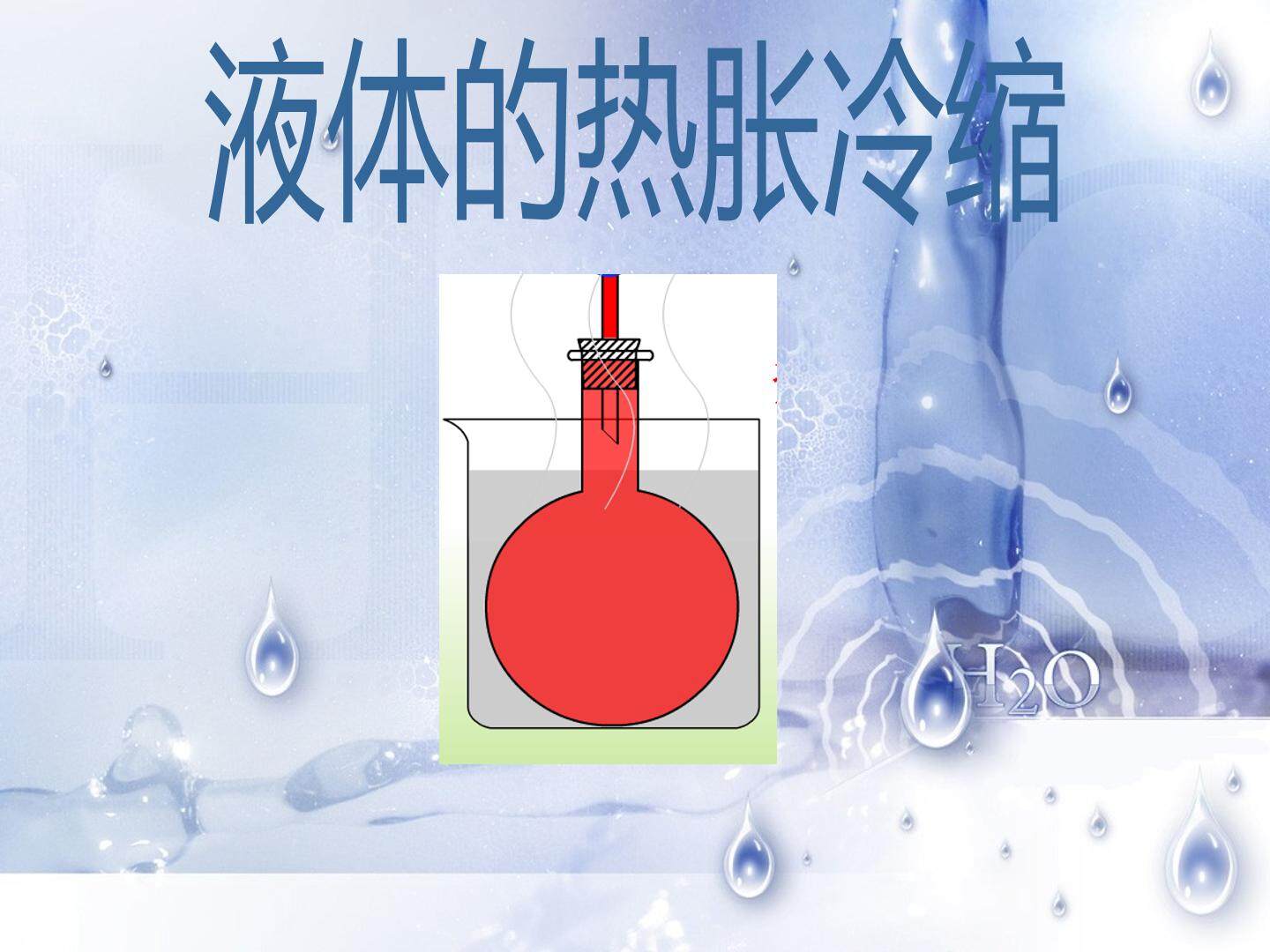 液体的热胀冷缩
