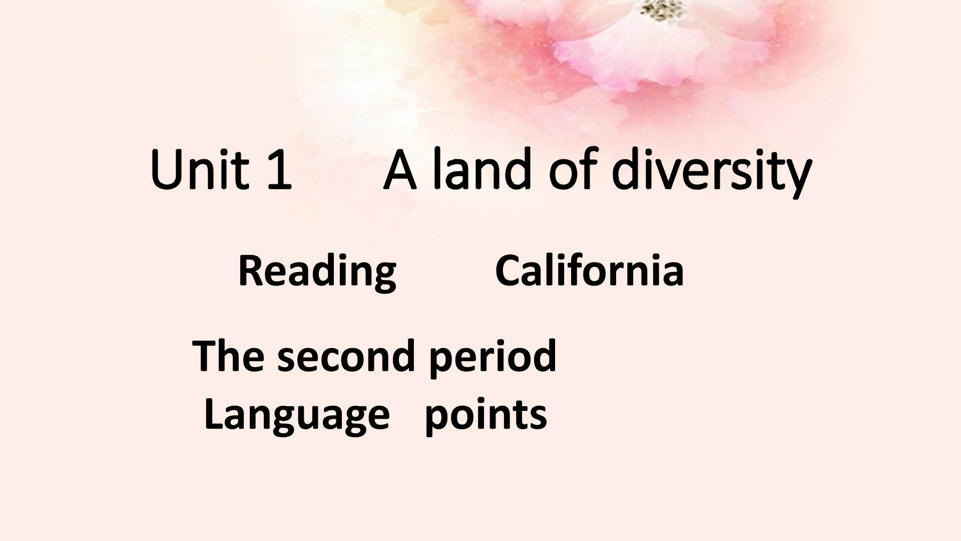 选修八unit1Language points