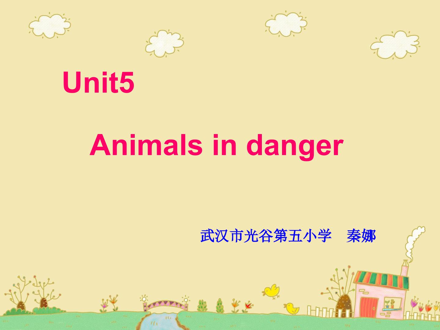 Animals in danger