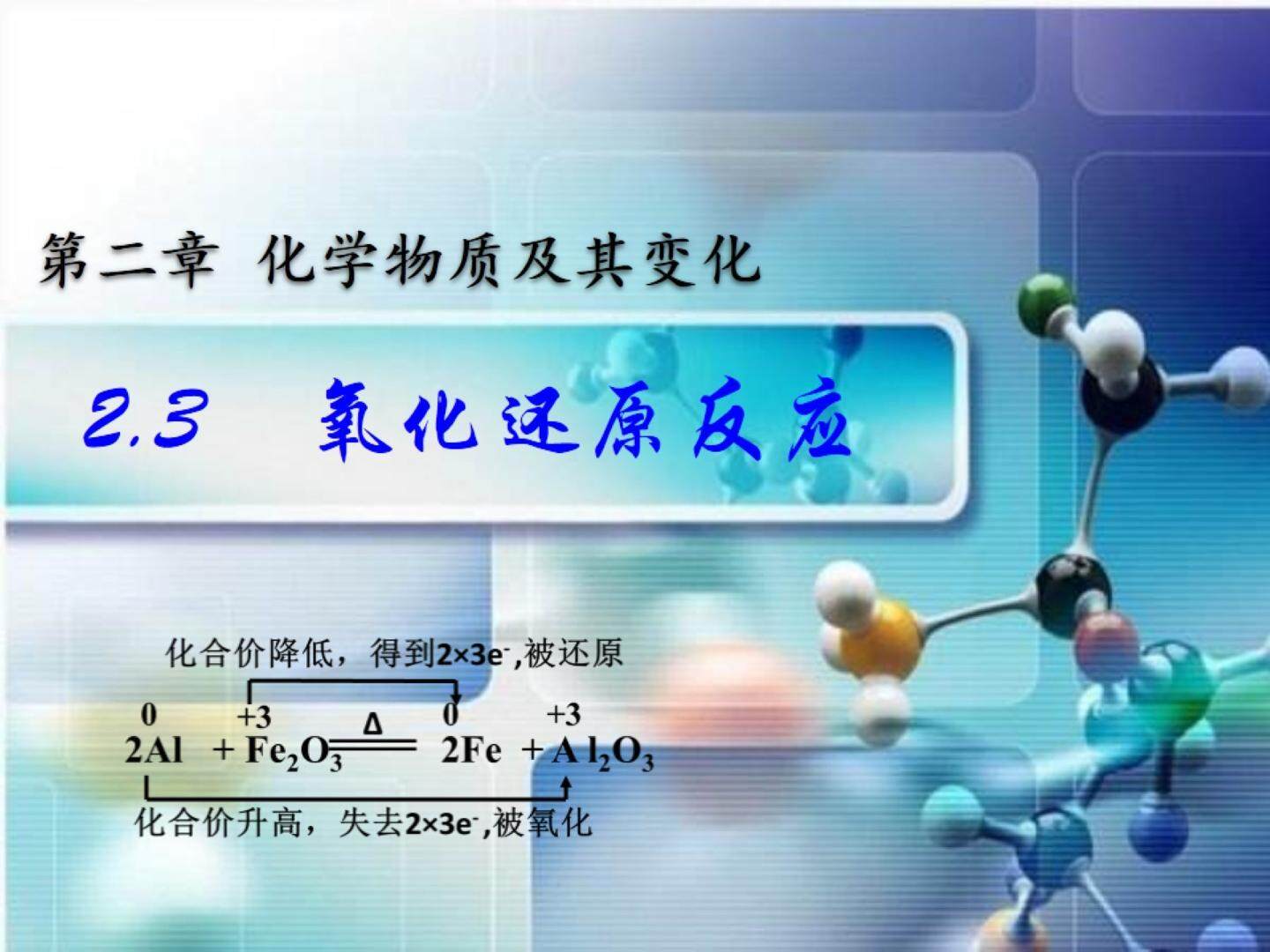 氧化还原反应多媒体
