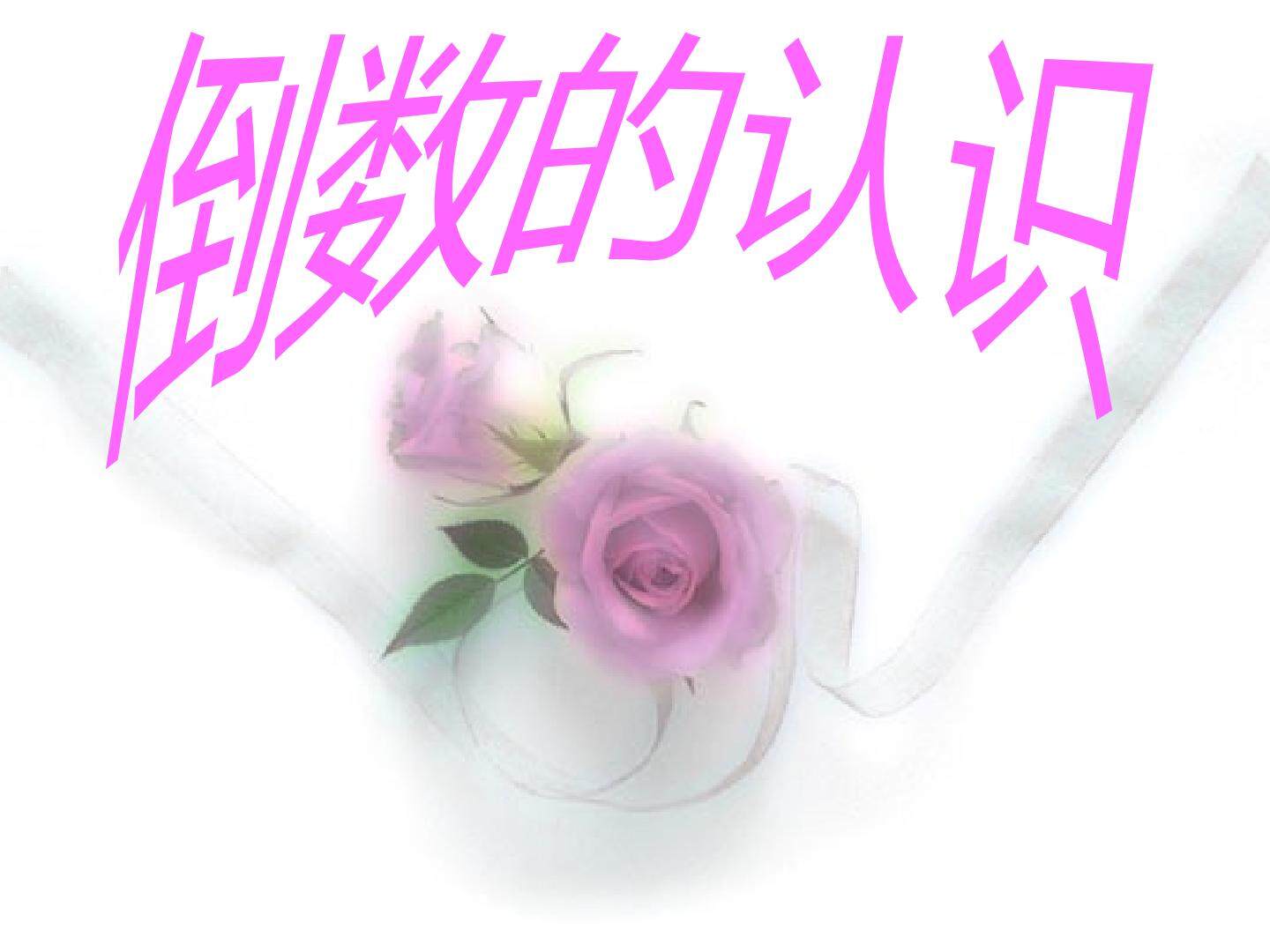 倒数的认识