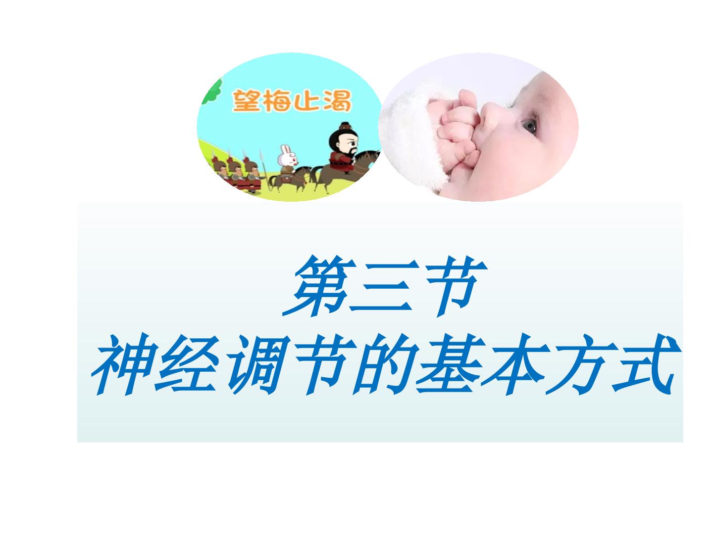 第三节神经调节的基本方式