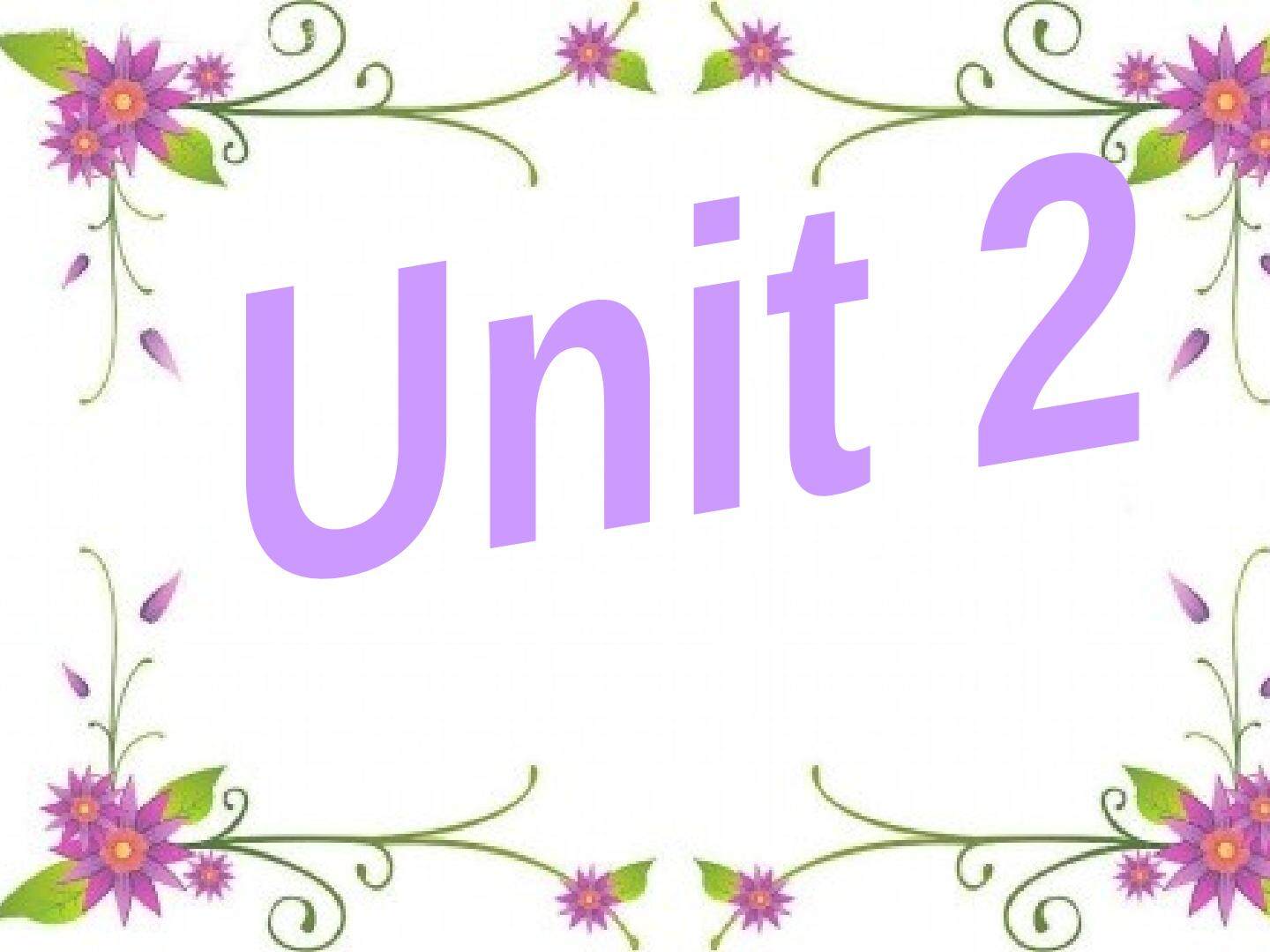 Unit 2 Poems