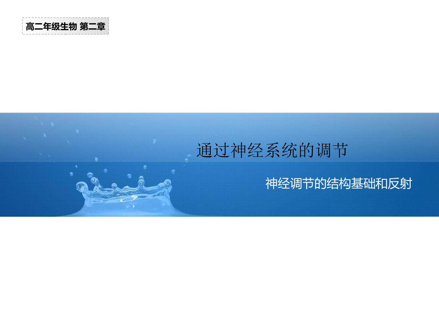 通过神经系统的调节