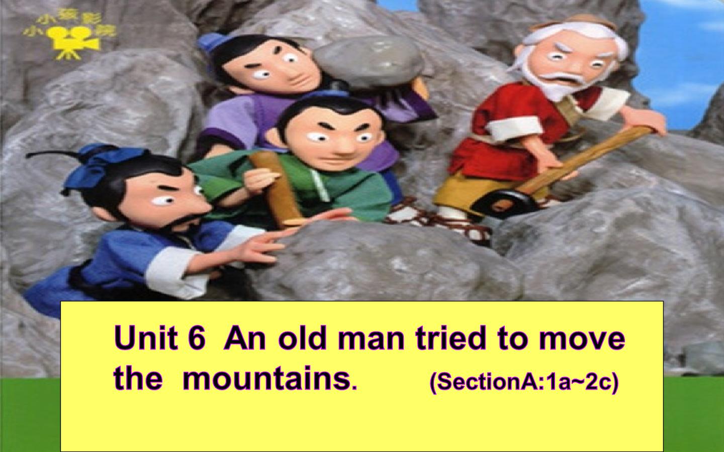 an old man tried to move the moutains