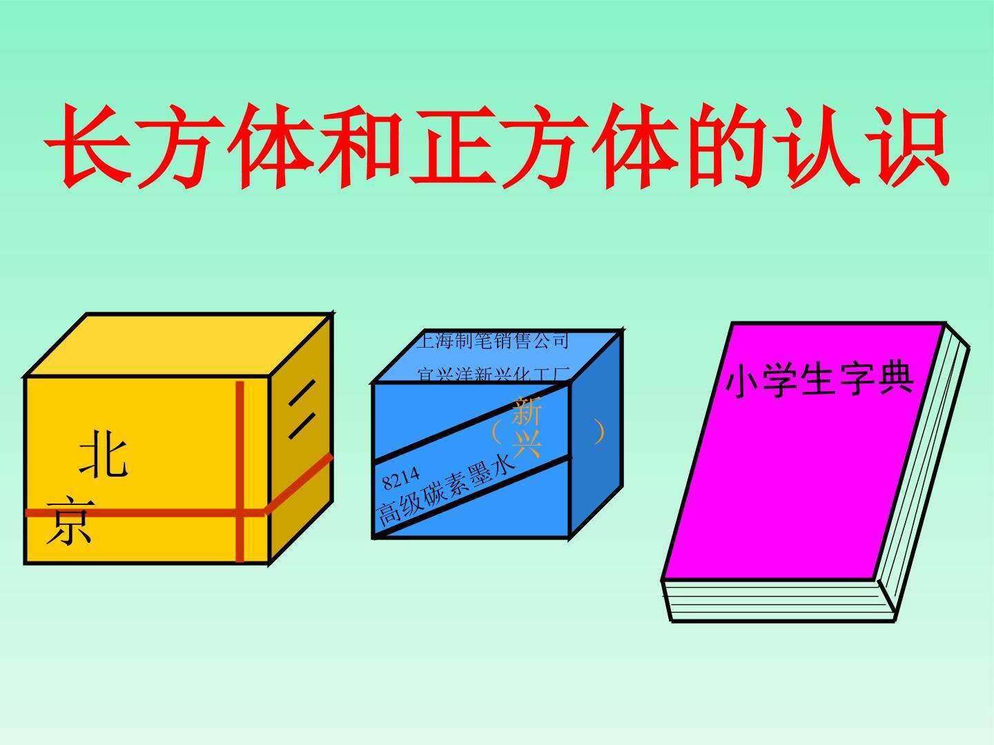 长方体和正方体的认识