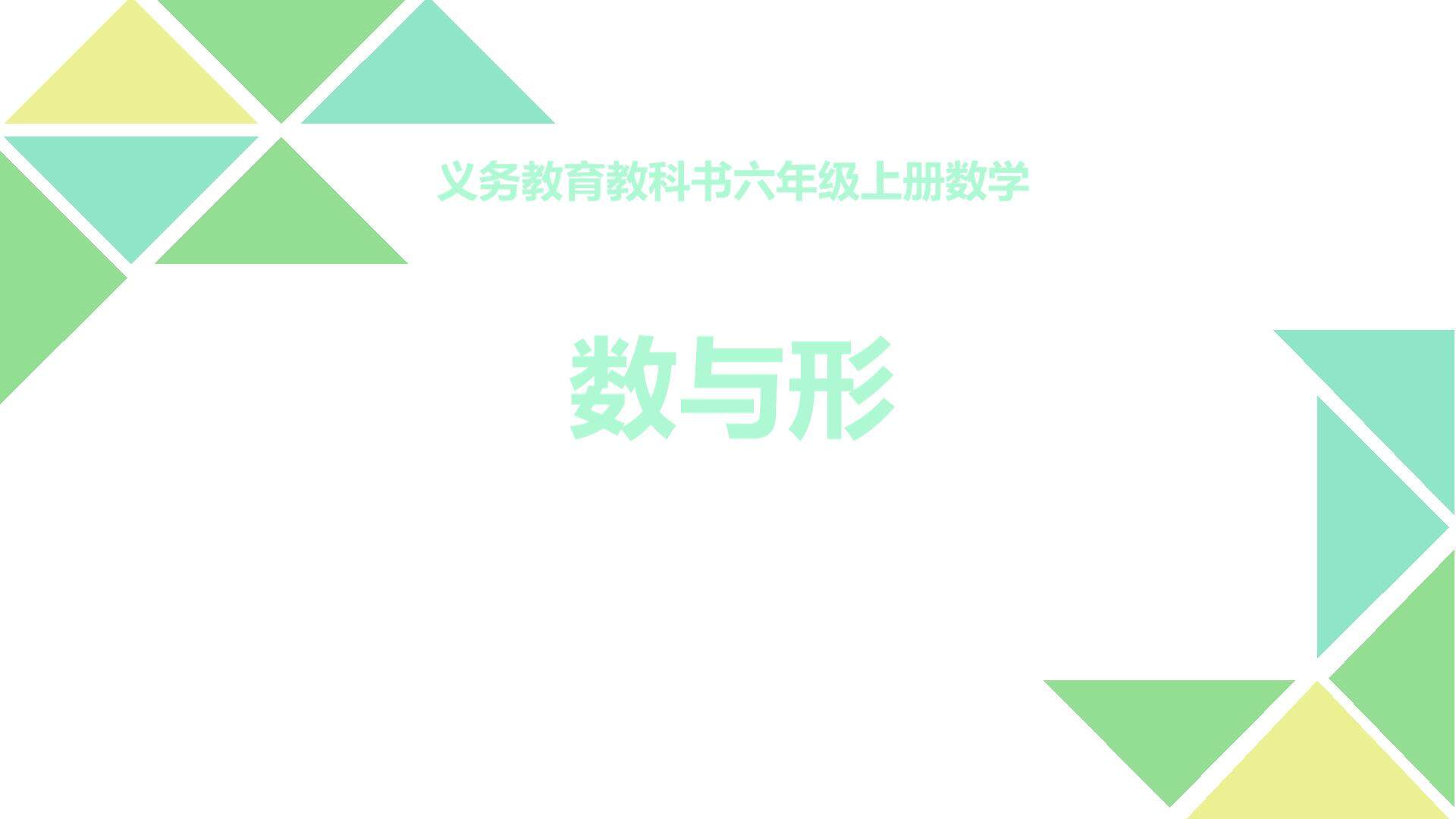 数与形