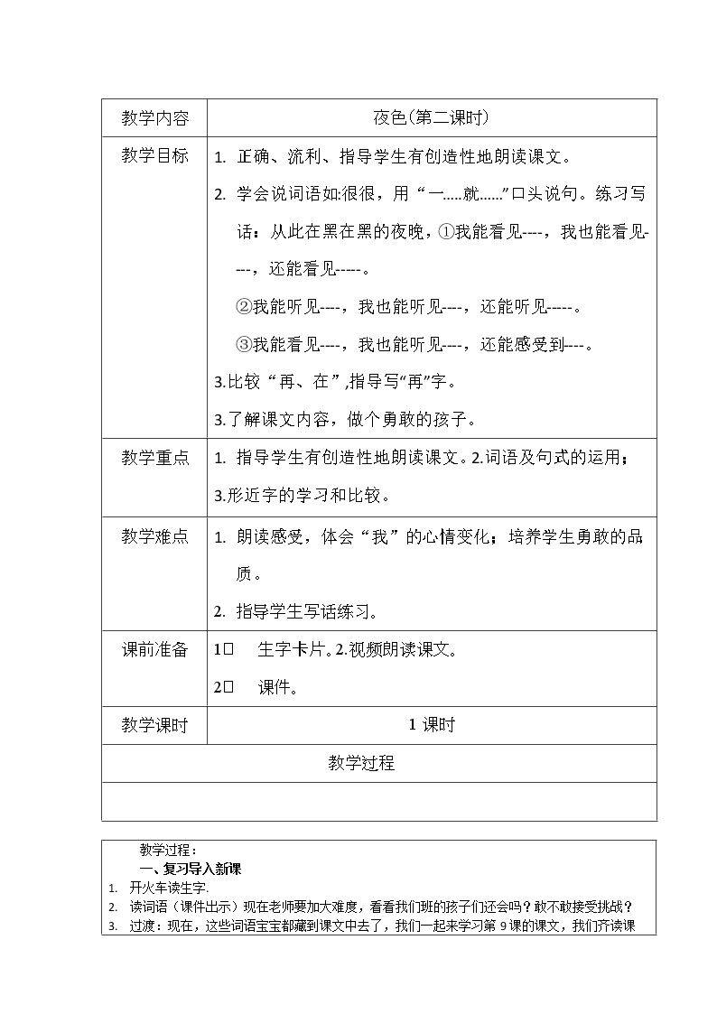 夜色