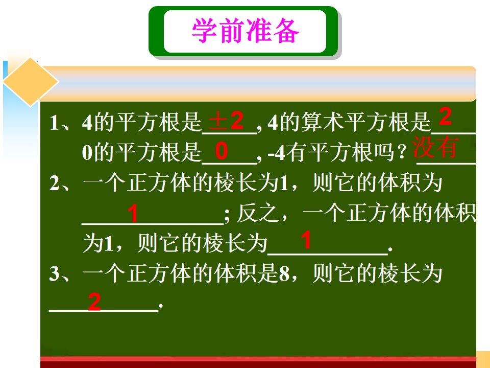 3.3 立方根