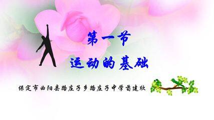 运动的基础