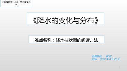 降水柱状图的阅读方法