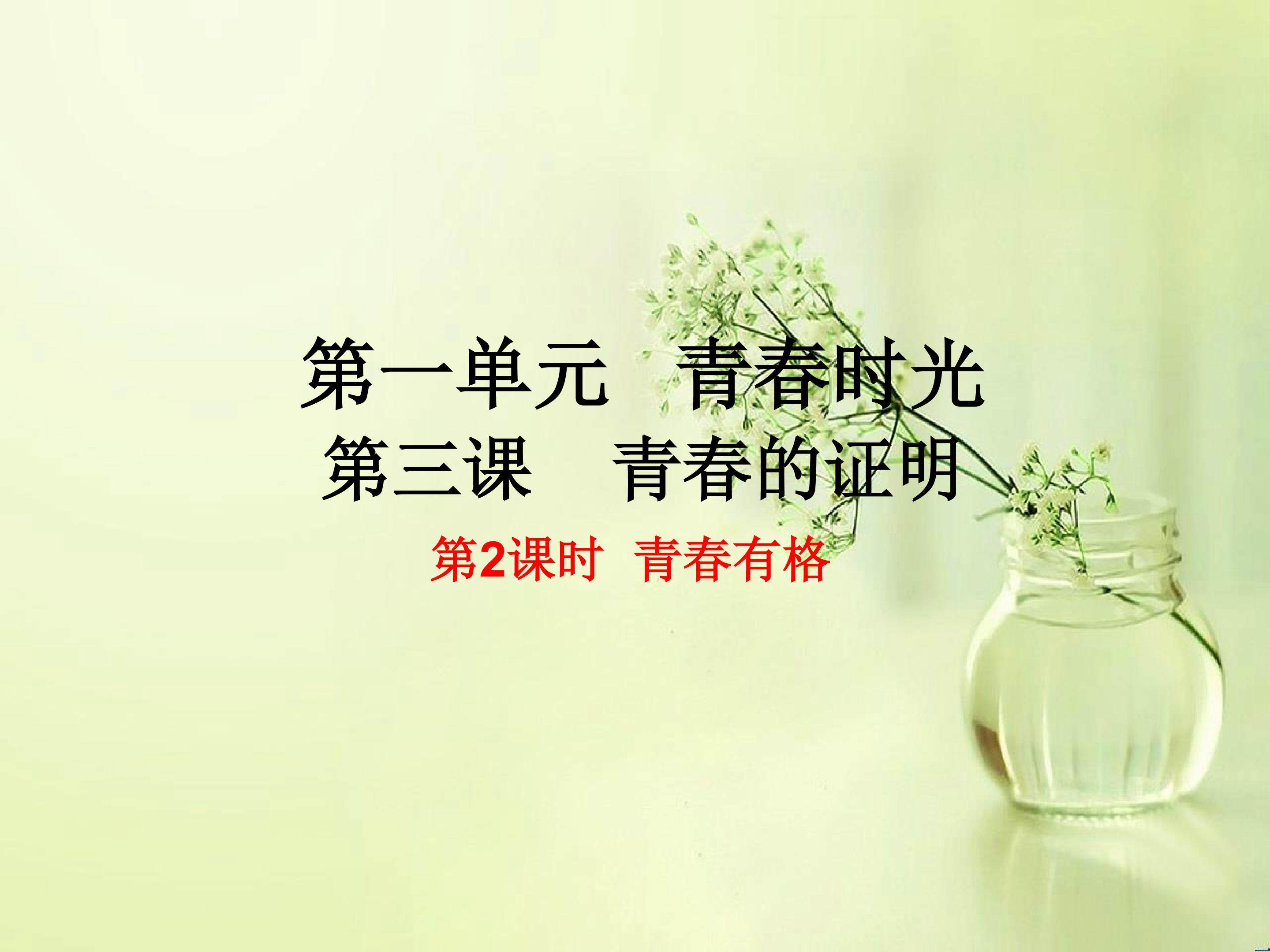青春有格