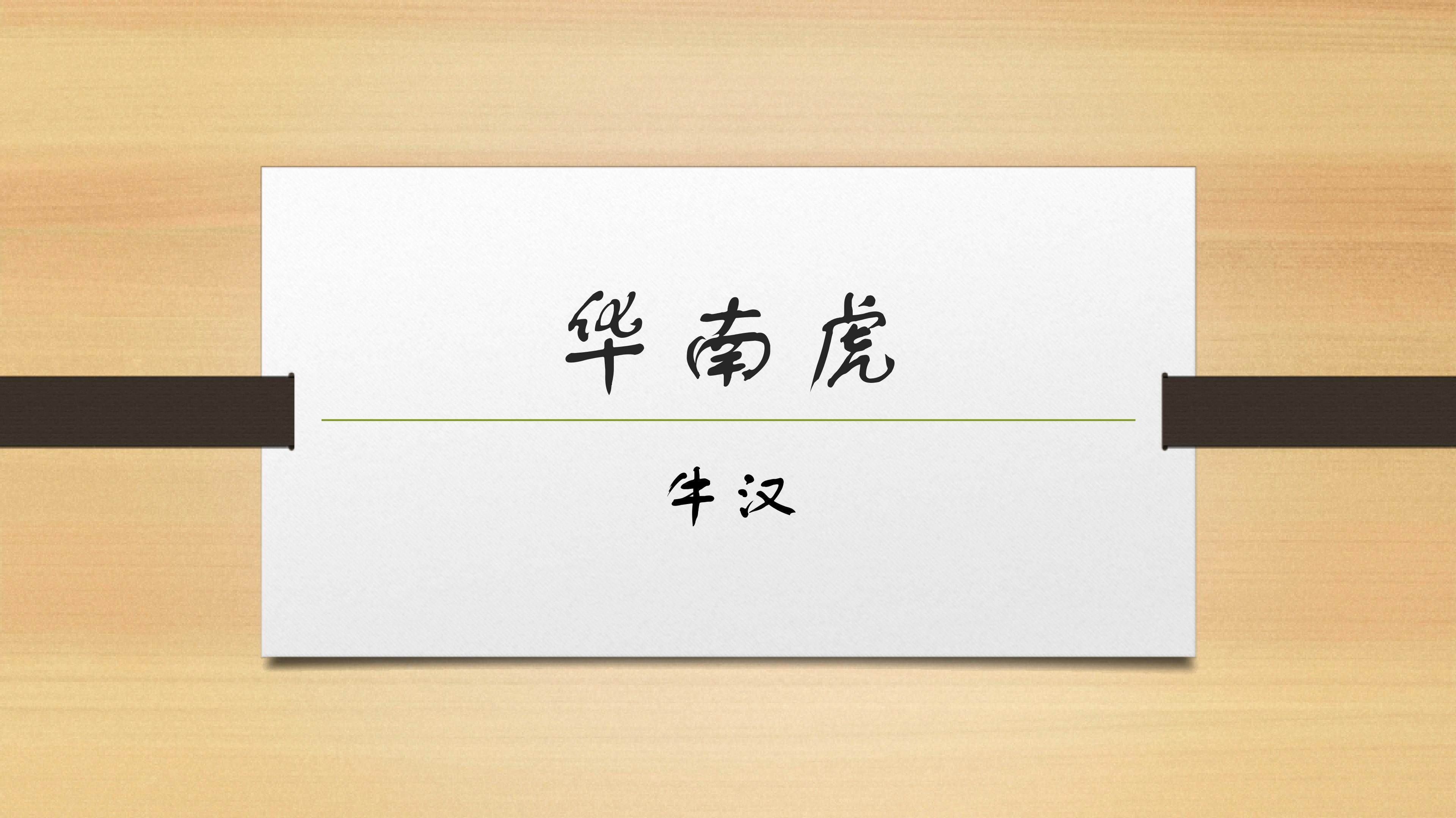 华南虎