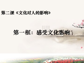 感受文化影响