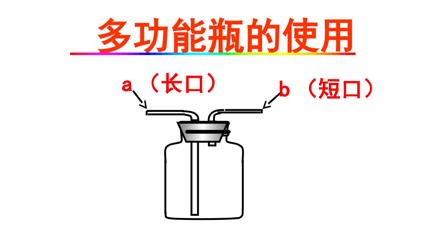 万能瓶的使用