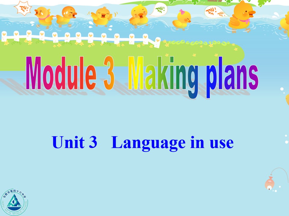 Unit 3 Language in use