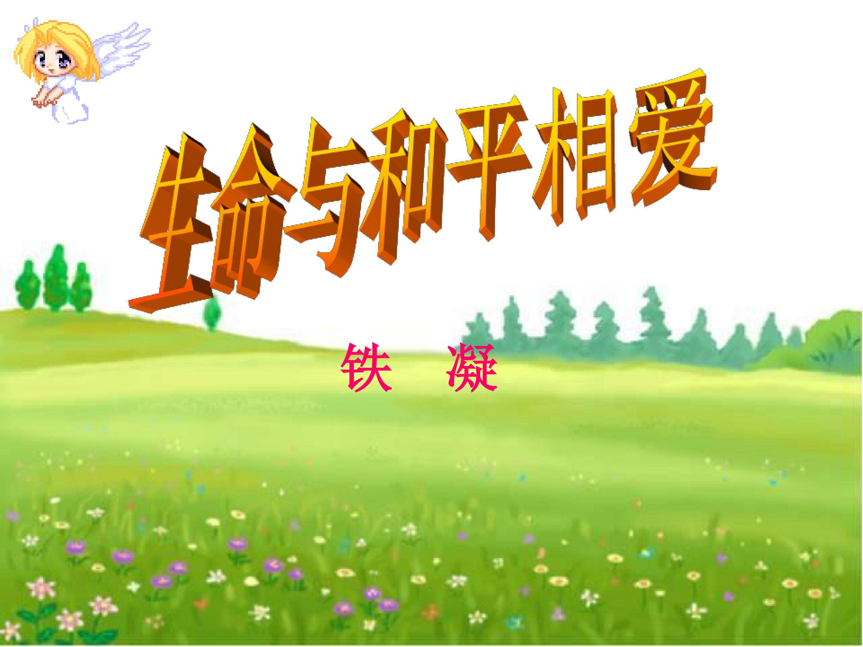 生命与和平相爱_课件1