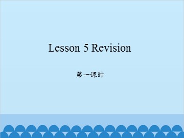 Lesson 5 Revision 第一课时_课件1