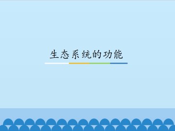生态系统的功能_课件1