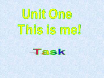 Unit 1 This is me!_课件1