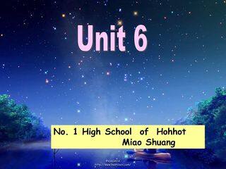 Unit6 Warming up& Films 拓展