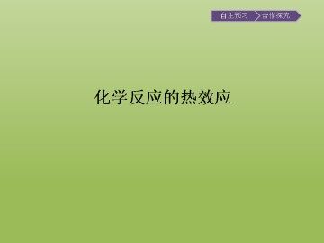 化学反应的热效应_课件1
