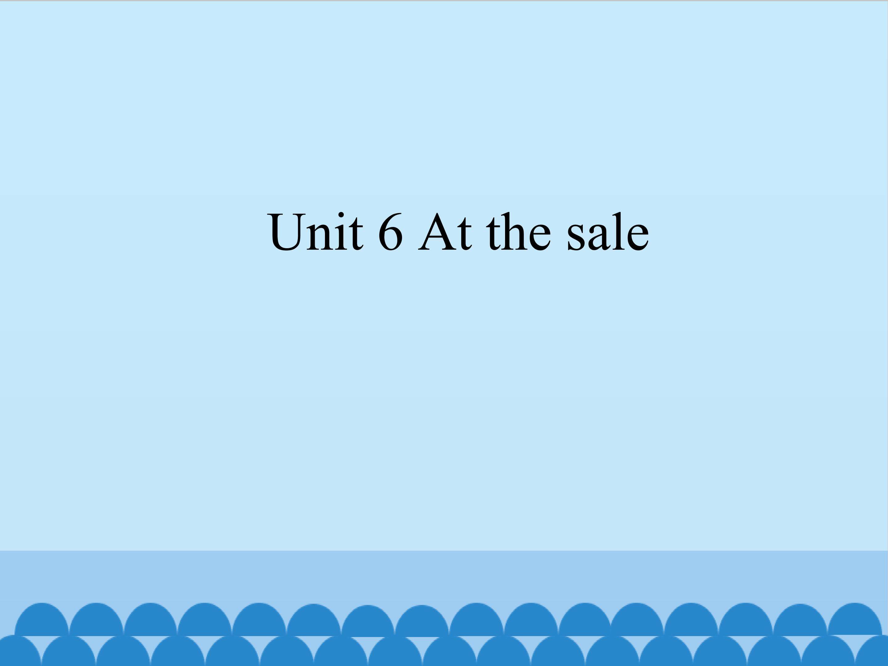 At the sale_课件1