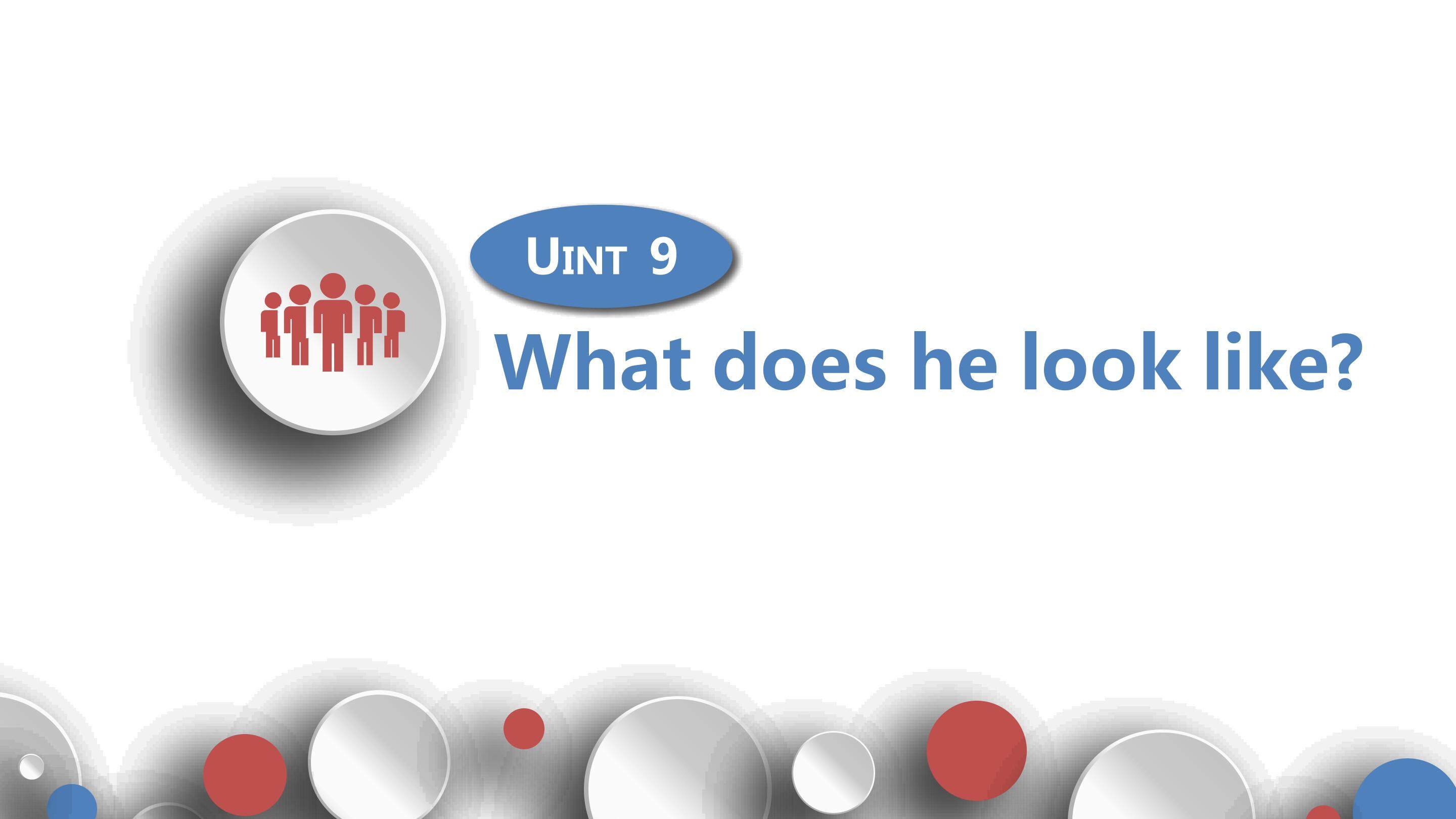 Unit9  What does he look like ?