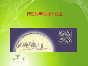 两汉时期的对外交流_课件2