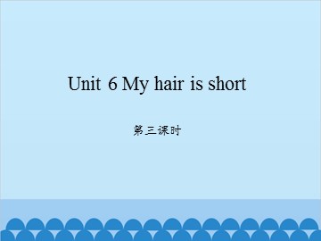 Unit 6 My hair is short 第三课时_课件1