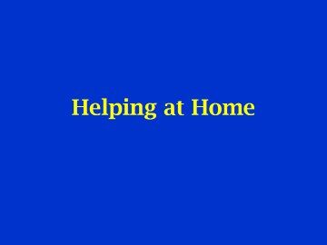 Helping at Home_课件1