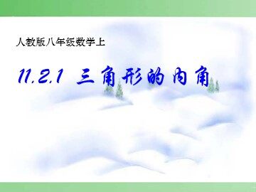 11.2.1三角形的内角
