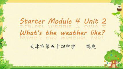 Starter Module 4 Unit 2