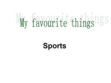 Sports_课件1