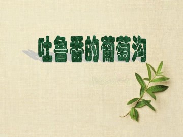 吐鲁番的葡萄沟_课件1