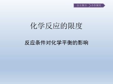 化学反应的限度_课件1